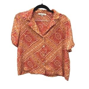 Rose + Olive Button Up Tee